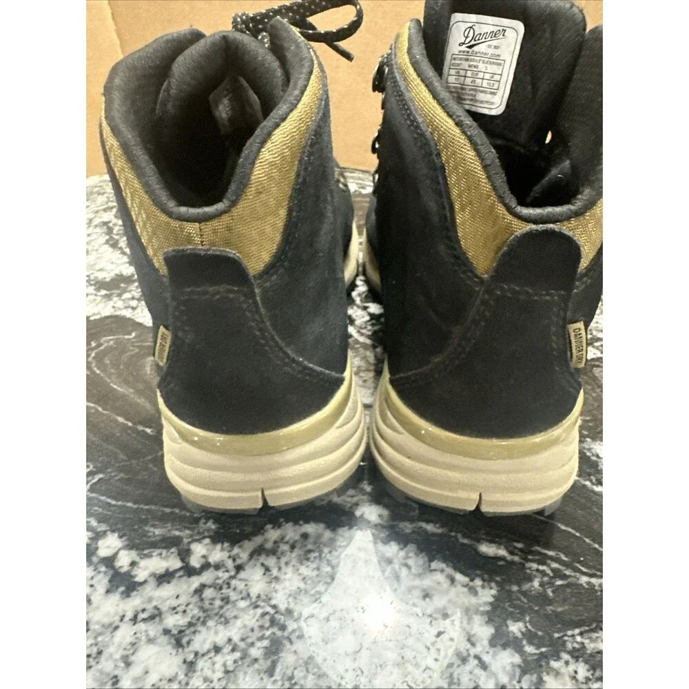 Danner 62287 Mens Mountain 600 Black/Khaki Waterproof Hiking Boots Shoes Size 11
